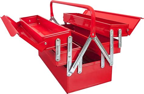 BIG RED 18 inch Steel Locking Toolbox Organizer 